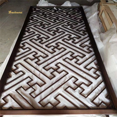 Guter Preis Schwarzer Spiegel Haarlinie Edelstahl Raum Trennscheibe Anpassungsgröße Online