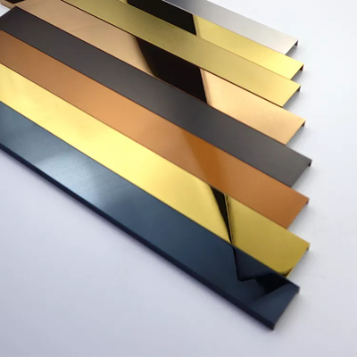 8ft U Profil-Edelstahl-Fliese trimmen ASTM, das Standard-SS Rand-Ordnung mit Ziegeln decken