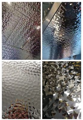 Guter Preis Ss304 201mm Spiegelfarbe Wasserschwanzblatt Dekoration Booth, Decke, Wand, Becher Online