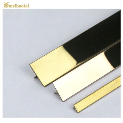 304 Edelstahl Fliesenprofil T10 X 3048mm mit Spiegeloberfläche für Eckenschutz