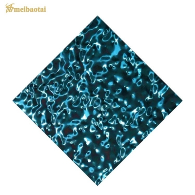 0.8MM Blau-Grün Spiegel Wasserspülung Edelstahlblech 1219x2438mm