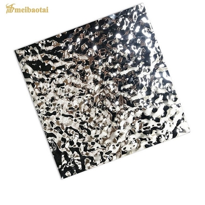 1219*2438mm Wasser-Kräuselungs-Edelstahlblech vier Fuß flacher Form-
