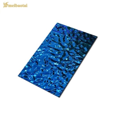 Wasser-Kräuselungs-Blechtafel des Edelstahl-4X8FT für Decken-Wand