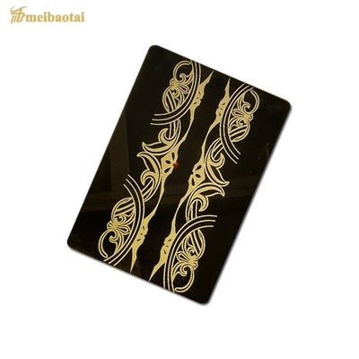 8 Fuß X 4 Fuß 304 Edelstahl Aufzugblech 1,0 mm Dicke mit polierter/geätzter Oberfläche für dekorative Aufzugsplatten