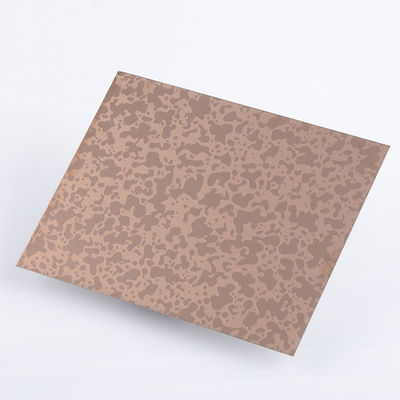 Guter Preis Rose Gold Spiegel Etching Nachhaltig kaltgewalzte Edelstahlplatte SS-Blatt Online