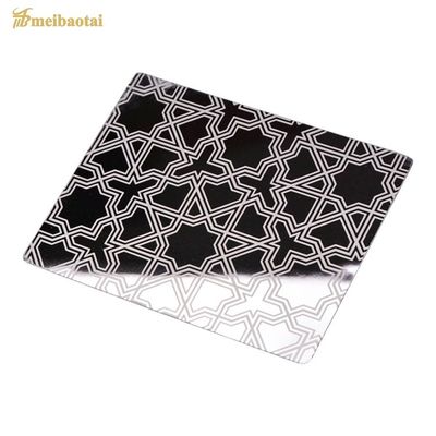 Guter Preis Super Mirror Finish 304 Edelstahl geätztes Blatt 1219x2438mm für dekorative Anwendungen Online