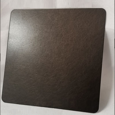 Bronzefarbe Beschichtet 0,65 mm Dicke Dekorationsblech aus Edelstahl gegen Fingerabdrücke mit PVD Beschichtung