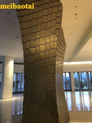 Guter Preis Vier Fuß Bronzefarbe geprägtes Edelstahlblech Dekorationsprodukt Online