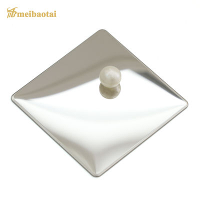Spiegelglatte dekorative Edelstahlplatte 4x8 Größe 0,6 mm Dicke für elegante Wand- und Deckenverkleidung