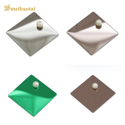 Stärke des Spiegel-Enddekorative Edelstahlblech-JIS des Standard-0.8mm