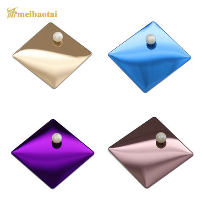 Guter Preis PVD-Beschichtung Spiegel Dekorationsblech aus Edelstahl 4x8 0,6 mm Dicke Online