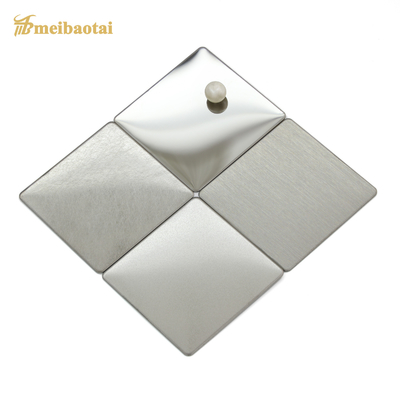 0.55mm starkes Edelstahlblech 304 bürstete vier Fuß für Küche