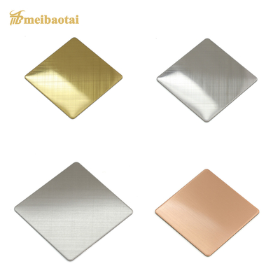 0.55mm Stärke-Haarstrichedelstahlblech 1219x2438mm in den Aufzugs-Platten