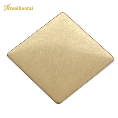 ASTM-Standard 201 Wandplatte aus Edelstahl mit Haarlinie NO.4 gebürstete Oberfläche und PVD-Beschichtung