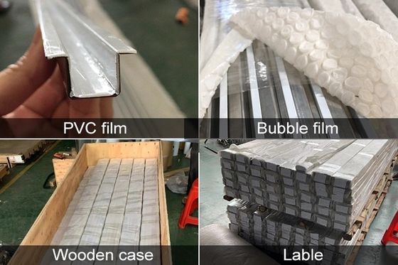 0.65mm Dicke Edelstahlfliesen mit Farbplattierung und V-Rohr SS U V Profil