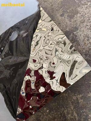 Guter Preis Silbergold Schwarzer Spiegel Wasserschwankung Edelstahlblech 1219*2438mm Online