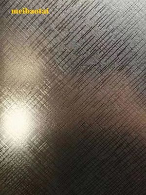 Guter Preis Bronzefarbe geätzte Harilin-Bürste Edelstahl Farbblatt Dekorationsplatte Online