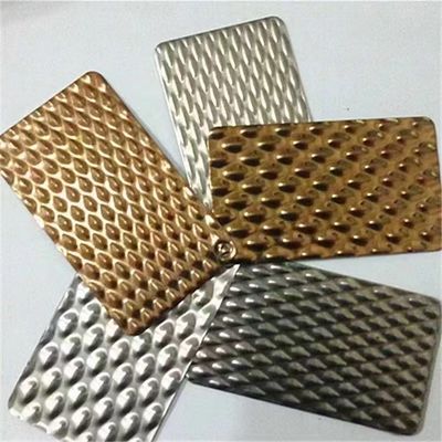 3D-Gestempelte Wand 304 Edelstahlplatte mit Spiegeloberfläche und ASTM-Standard