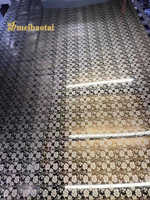 Guter Preis Super Mirror Etched 304 Edelstahlblech 1219x2438mm für Aufzugsanwendungen Online