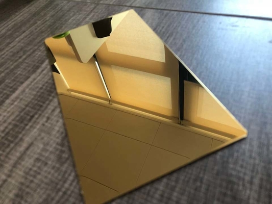PVD-Goldfarbe Spiegelveredelung Dekorationsblech aus Edelstahl