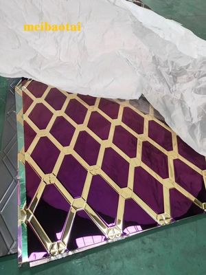 Guter Preis Zwei Farben Muster Edelstahl Stempelplatte Dekoration Küchenschrank Online