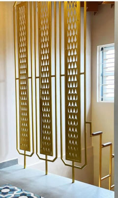 Guter Preis Hotel und Wohnkultur Edelstahl-Zimmerteiler in Roségold Bronze und Gold Farben anpassbare Größen und Muster verfügbar Online