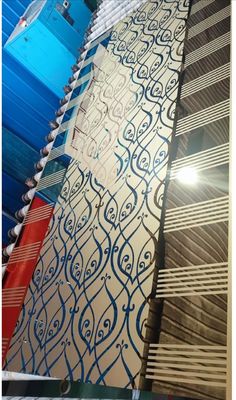 Guter Preis Kundenspezifisches Design Aufzugtürmuster Edelstahl geätzte Platte Online