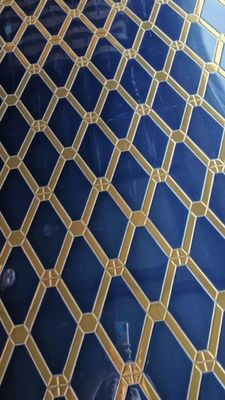 Geprägte Platte aus 201er Edelstahl mit doppelter PVC-Folie und 0,85 mm Dicke für dekorative Anwendungen