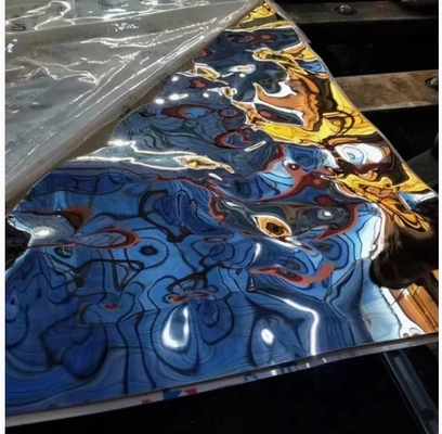 Water Ripple Stainless Steel Sheet  for Interior and Architectural Design