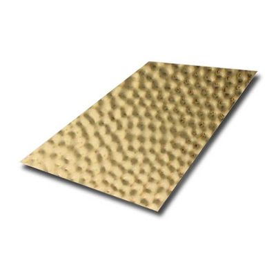 Honeycomb Design gestempelte Edelstahlplatte mit 0,85 mm Dicke und Farbbeschichtung für dekorative Verwendung