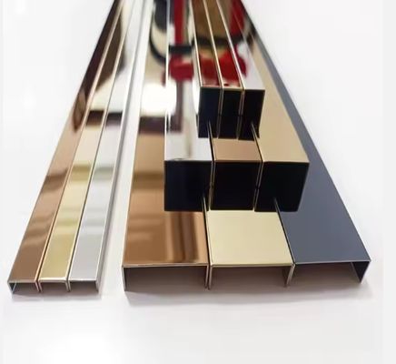 Guter Preis 8K Spiegel Edelstahl U-Profil Dekorationswand Online