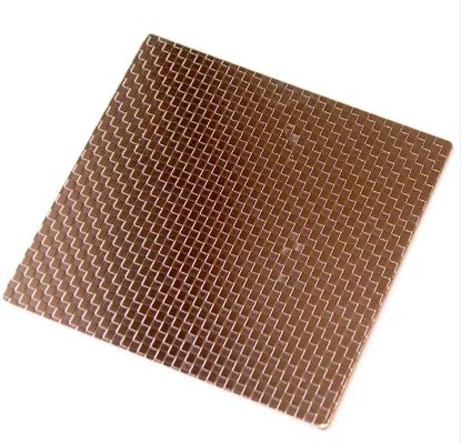 Rose Gold Spiegel geprägte Edelstahlplatte der Klasse 201 mit 0,85 mm Dicke für dekorative Verwendung