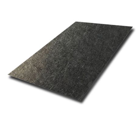 Guter Preis ss304 Schwarze Farbe Schwingung Edelstahl Farbblatt Dekoration Wand Online