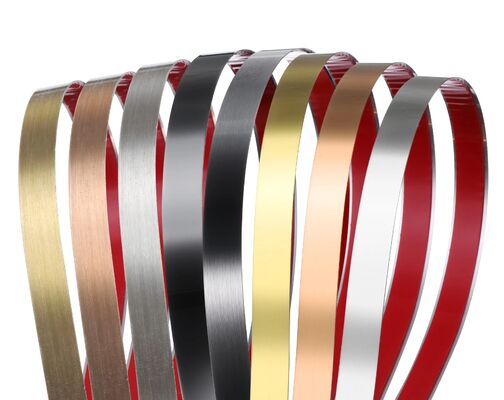 Guter Preis PVD-farbbeschichtetes Edelstahlband, selbstklebend - Korrosionsbeständig und leicht zu reinigende Fliesenleiste Online