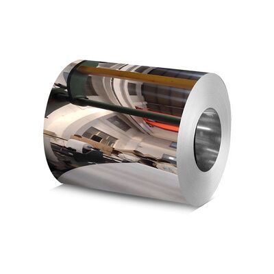 Spiegeloberfläche Kaltgewalzte 304 Edelstahlfolie Spirale