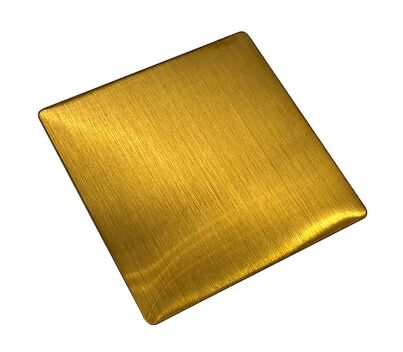 Pvd Farbbeschichtung Haarlinie Edelstahl Farbblatt