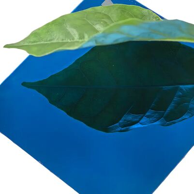 Ss201 Blau Spiegel Pvd Farbblatt Dekoration Edelstahlplatte