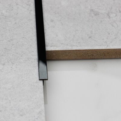 PVD Schwarzer Spiegel 10 Fuß Edelstahl Rand Trim 304 Form