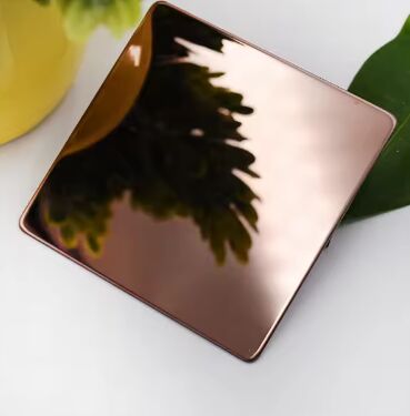 Luxuriöse PVD-farbbeschichtete Edelstahlplatten für moderne Innenausstattung