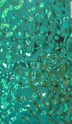 304 Edelstahl-Wasser-Wellenblatt mit PVD-blau beschichteter Spiegeloberfläche für dekorative Verwendung