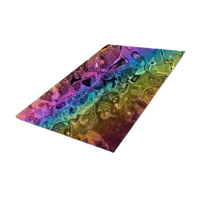 Guter Preis PVD beschichtet Regenbogen-Spiegel Wasserrollen Edelstahlblech 304 Grade 0,65 mm Dicke Dekorationsplatte Online