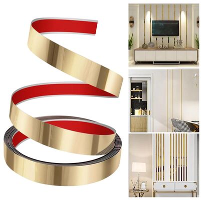 Guter Preis Luxus-Dekorative Flat Bar Trim aus Edelstahl für Möbel und Wand Online