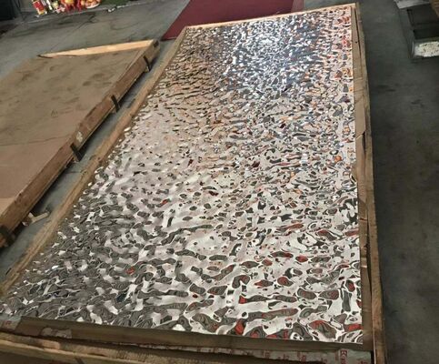 Guter Preis Edelstahl-Wasserwellen-Spiegelplatten für luxuriöses Innendesign Online