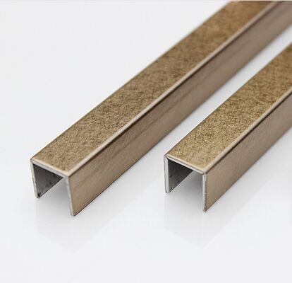 Guter Preis U6 U8 U10 Edelstahl Vibration U Kanal Trim für Wanddekoration Online