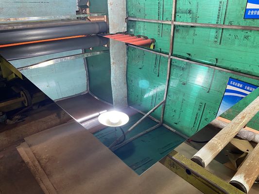 201 Edelstahl Spiegelveredelung Dekorationsblech mit 0,55 mm Dicke für Küchenwand und -decke