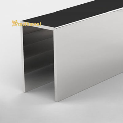 Guter Preis 304 Edelstahl U-Profil Fliesenprofil mit 0,65 mm Dicke und Spiegeloberfläche für dekorativen Eckschutz Online