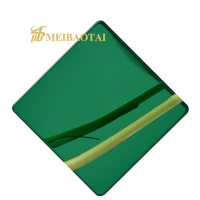 Spiegel Ende farbiges Material 0.3mm Edelstahlblech-SUS316L stark