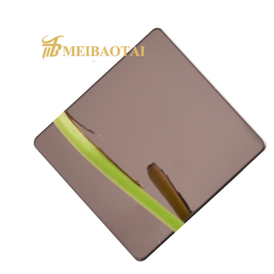 Goldspiegel farbiges Edelstahlblech GB bestätigte mit Film PVC-10C