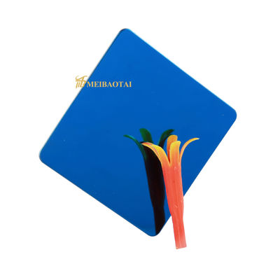 Guter Preis Spiegel-Ende färbte Stärke des Edelstahlblech-0.65mm Online