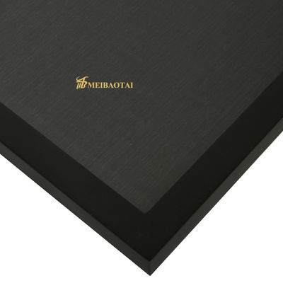 Guter Preis 0.55mm Dicke PVD Farbbeschichtung Haarlinie Edelstahlblech 1219x2438mm für Wandplatten Online